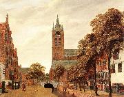 HEYDEN, Jan van der View of the Westerkerk, Amsterdam f china oil painting reproduction